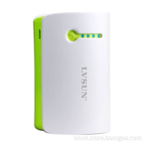 8,000mAh High-capacity Ingenious USB Output Power Bank with 5V/1A Input, High-light LED Flashlight